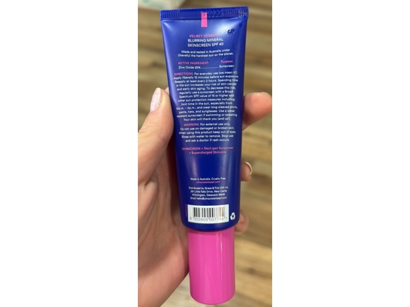 Ultra Violette Velvet Screen Blurring Mineral Sunscreen, SPF 40, 1.7 fl oz/50 mL