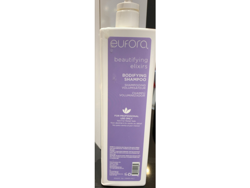 Eufora Beautifying Elixirs Bodifying Shampoo, 33.8 fl oz/1000 mL