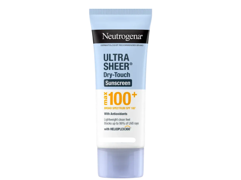 Neutrogena Ultra Sheer Dry-Touch Sunscreen, SPF 100+, 5 fl oz/147 mL