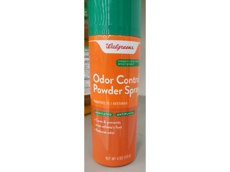 Walgreens Odor Control Powder Spray, 4 oz/113 g