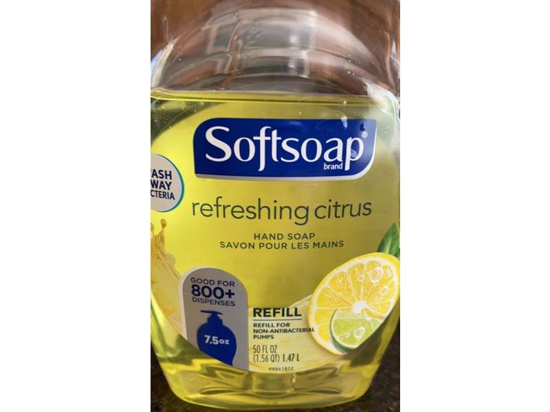 Softsoap Refreshing Hand Soap Citrus, 50 fl oz/1.47 L