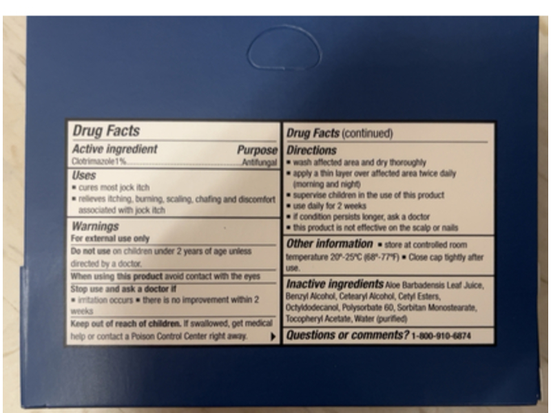 Up & Up Jock Itch Antifungal Cream, Clotrimazole, 0.5 oz/14 g