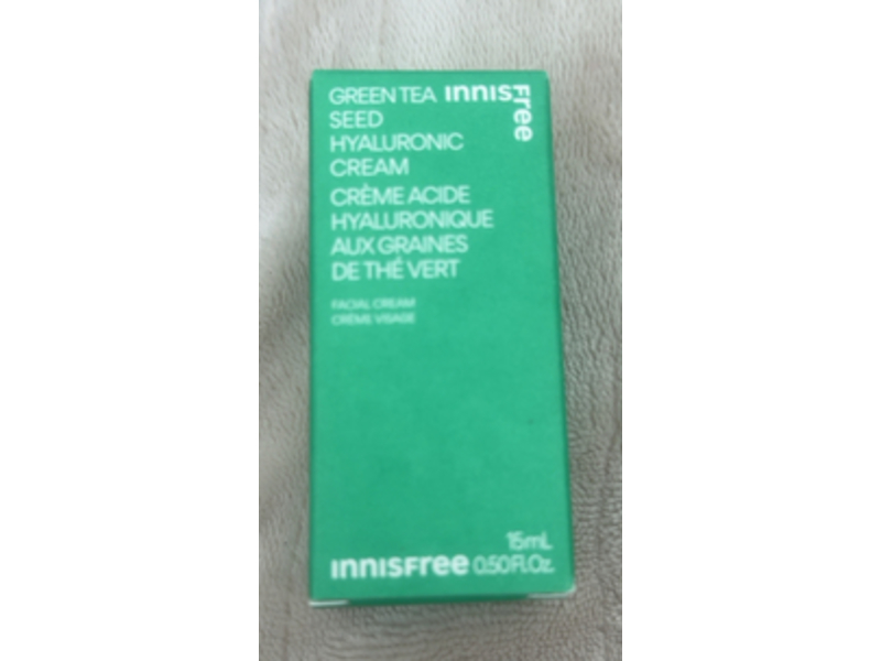 Innisfree Green Tea Seed Hyaluronic CInnisfreeream, 0.50 fl oz/15 mL
