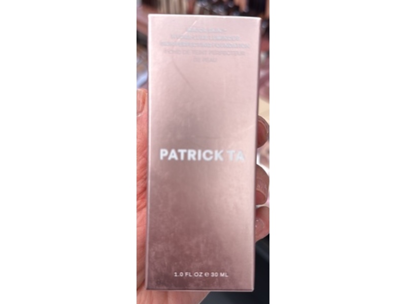 Patrick Ta Major Skin Hydra-Luxe Luminous Skin Perfecting Foundation, 8 Golden, 1.01 fl oz/30 mL