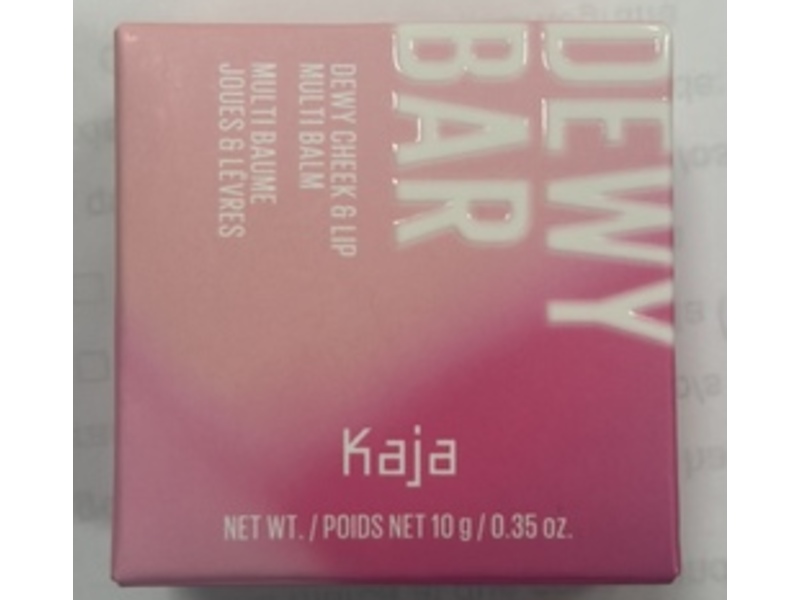 Kaja Dewy Bar Cheek & Lip Multi Balm, Strawberry Sorbet, 0.35 oz/10 g