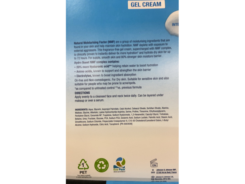 Neutrogena Hydro Boost Gel Cream, 50 mL