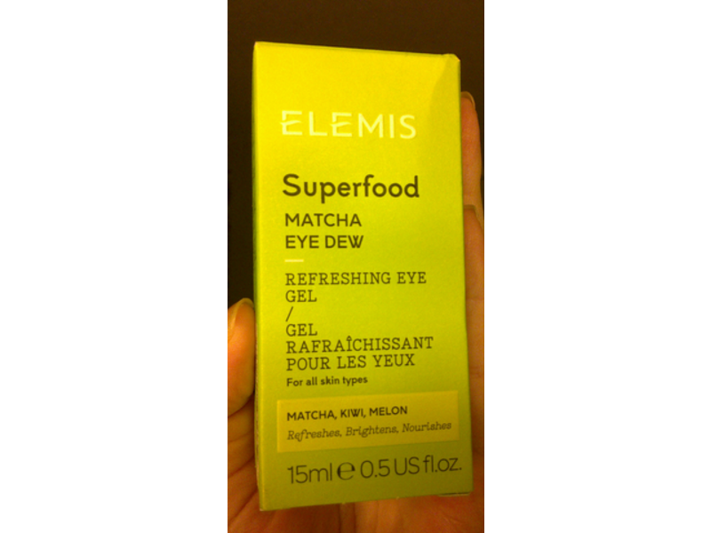 Elemis Superfood Matcha Eye Dew, Refreshing Eye Gel, 0.5 fl oz/15 ml