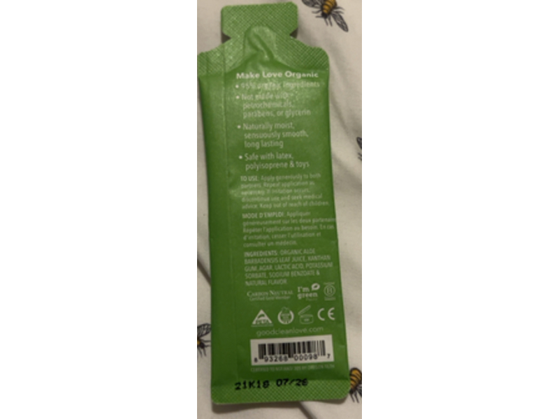 Good Clean Love Almost Naked Organic Personal Lubricant, 5 mL