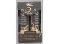 Poppy & Pout Practical Magic 2 Lip Balm Sister Pack, Midnight Margarita + Garden Spell, 0.35 oz/8.5 g - thumbnail 2
