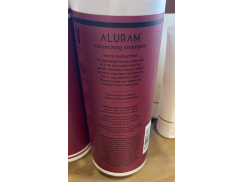 Aluram Clean Beauty Volumizing Shampoo, 33.8 fl oz/1000 mL