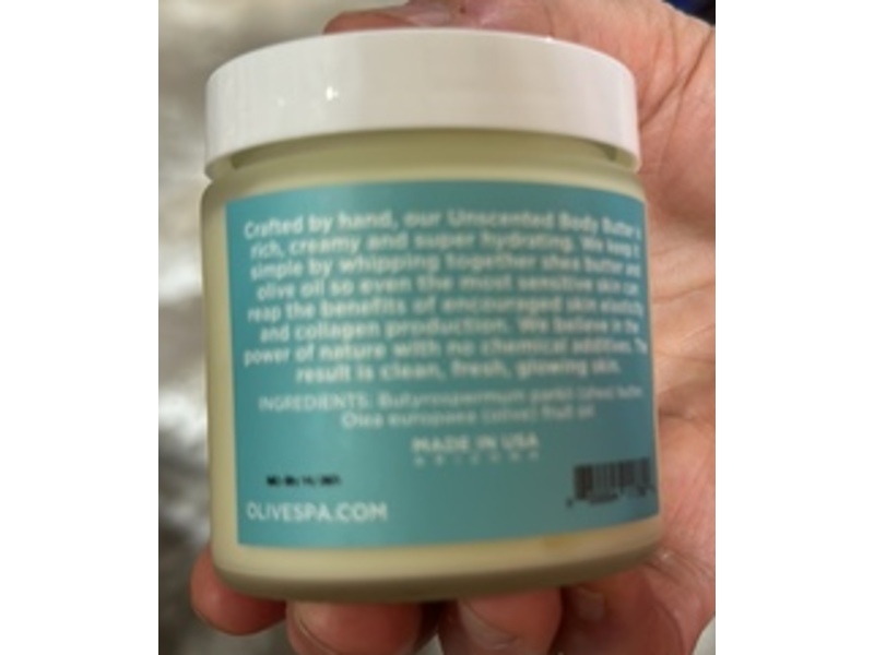 Olivespa Body Butter, Unscented