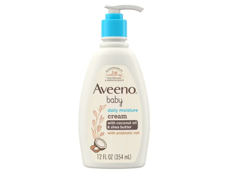 Aveeno Baby Daily Moisture Cream, Coconut Oil & Shea Butter, 12 fl oz/354 mL