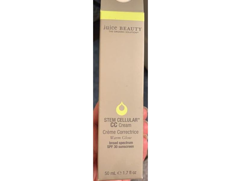 Juice Beauty Stem Cellular CC Cream, SPF 30, Warm Glow, 1.7 fl oz/50 mL