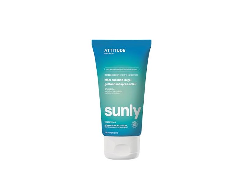 Attitude After Sun Melt-In Gel, Mint Cucumber, 5.1 fl oz/150 mL