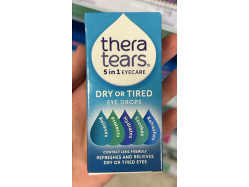 Thera Tears 5 In 1 Eyecare Dry or Tired Eye Drops, 10 mL