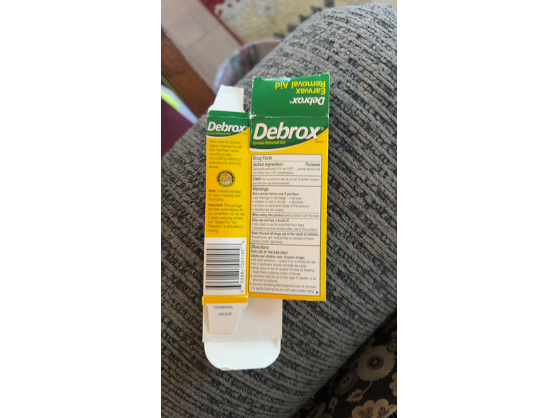 Debrox Earwax Removal Aid, 0.5 fl oz/15 mL