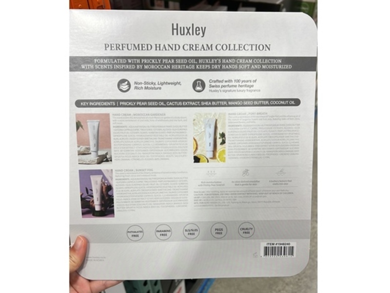 Huxley Perfumed Hand Cream Set, 1.01 fl oz/30 mL