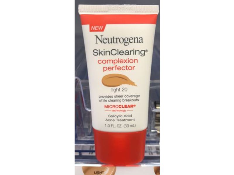 Neutrogena Skinclearing Complexion Perfector, 20 Light, 1 fl oz/30 mL