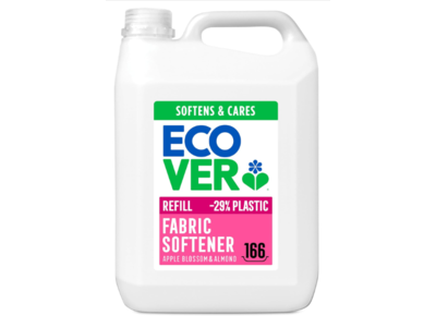 Ecover Fabric Softener, Apple Blossom & Almond, 166 Loads, 5L