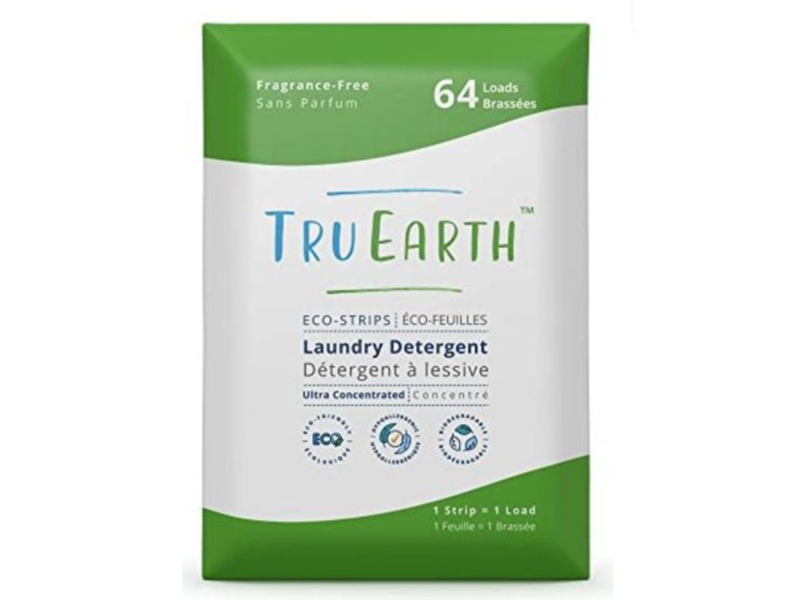 Tru Earth Eco-Strips Laundry Detergent Sheets, 64 Loads
