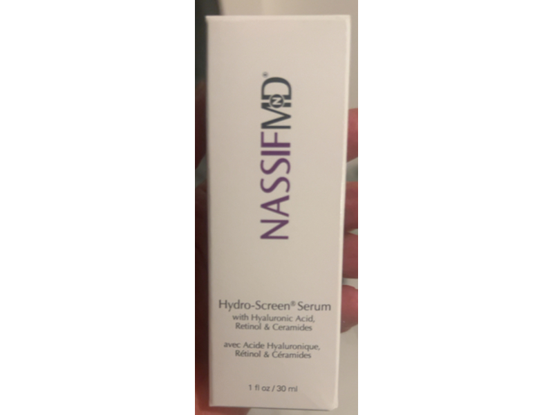 Nassif MD Hydro-Screen Serum, Hyaluronic Acid + Retinol & Ceramides, 1 fl oz/30 mL