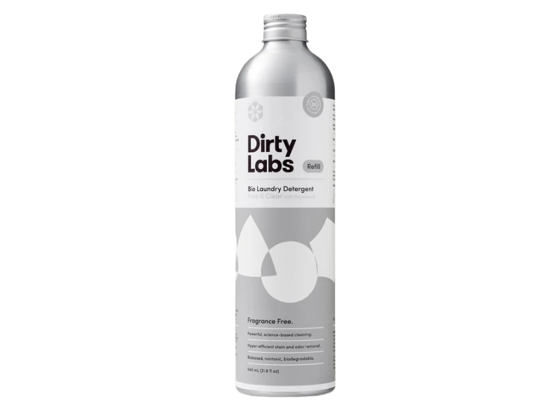 Dirty Labs Bio Enzyme Laundry Detergent, Fragrance free, 21.6 fl oz/540 mL