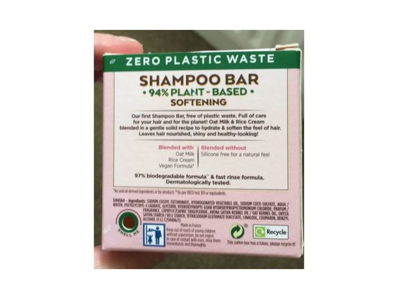 Garnier Ultimate Blends Shampoo Bar, Delicate Oat, 60 g