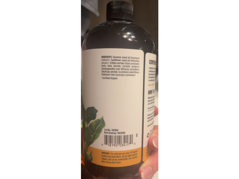 Banyan Botanicals Shirodhara Oil, 24 fl oz/709 mL
