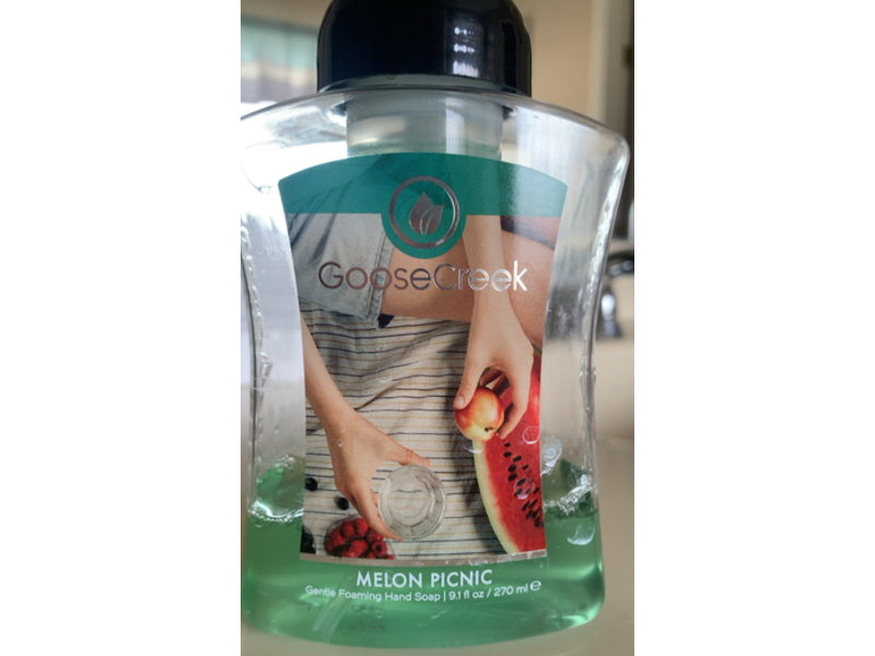 Goose Creek Liquid Foam Hand Soap, Melon Picnic, 9.1 fl oz/270 mL