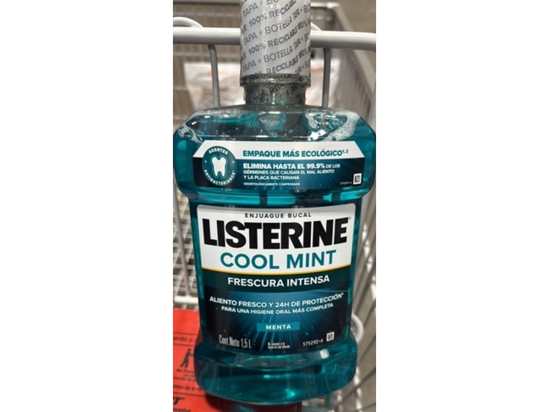 Listerine Mouthwash, Cool Mint, 1.5 L