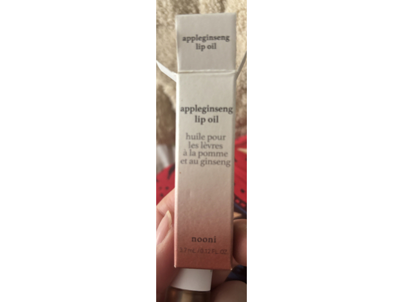 Nooni lip oil, Appleginseng, 0.12 fl oz/3.7 mL