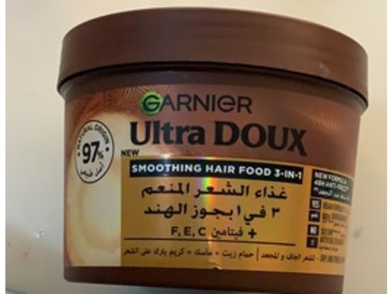 Garnier Ultra Duox 3 In 1 Smoothing Hair Food, 390 mL