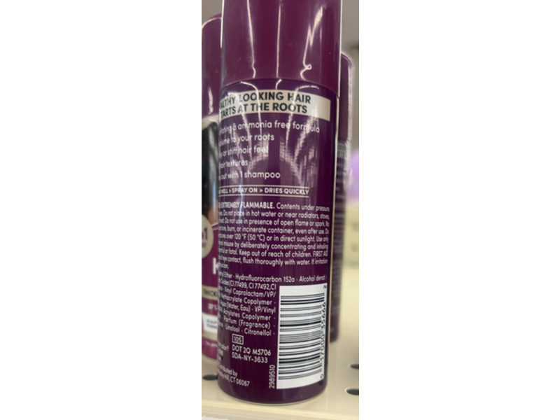 Schwarzkopf Keratin Root Thickening Color Boost Spray, Light Brown, 2 oz/57 g