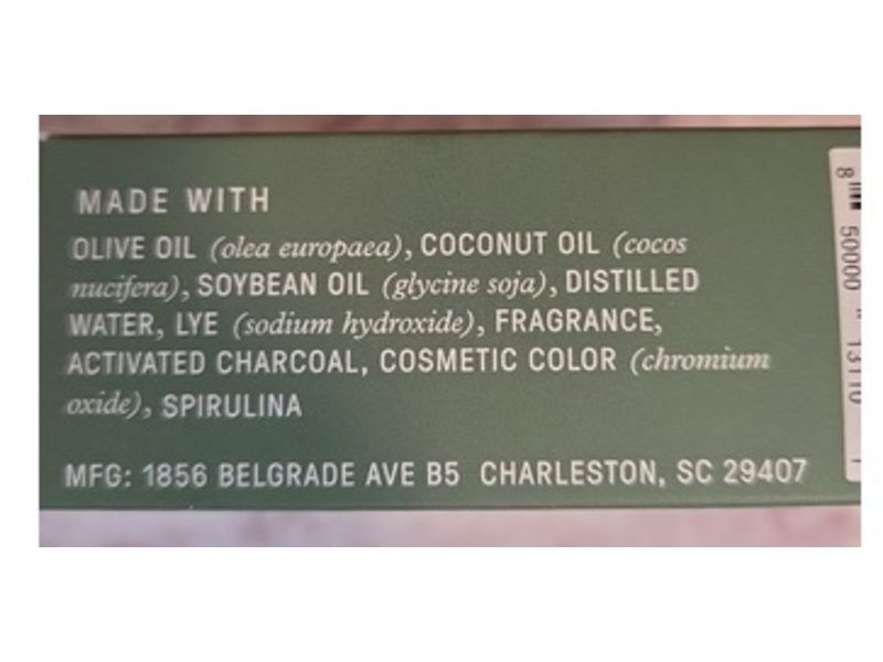 Old Whaling Co Handmade Bar Soap, Spearmint & Eucalyptus, 5 oz