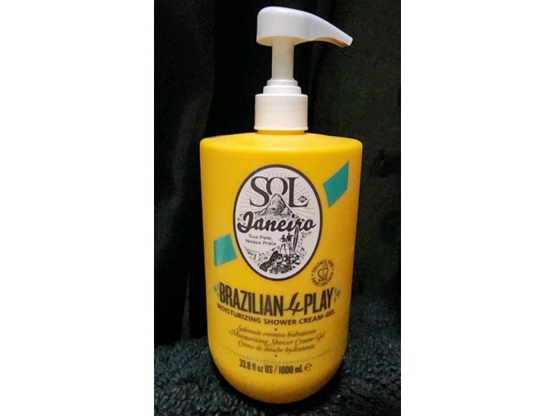 Sol de Janeiro Brazilian-4-Play Moisturizing Shower Cream Gel, 33.8 fl oz/100 mL