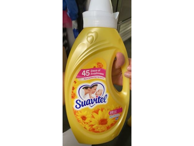 Suavitel Fabric Softener, Morning Sun, 39 Small Loads, 46 fl oz, Pack Of 6