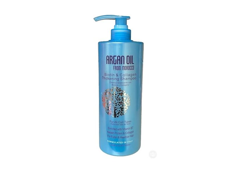 Argan Oil From Morocco Biotin & Collagen Thickening Shampoo, 33.8 fl oz/1000 mL