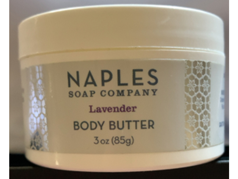 Naples Soap Company Body Butter, Lavender, 3 oz/85 g
