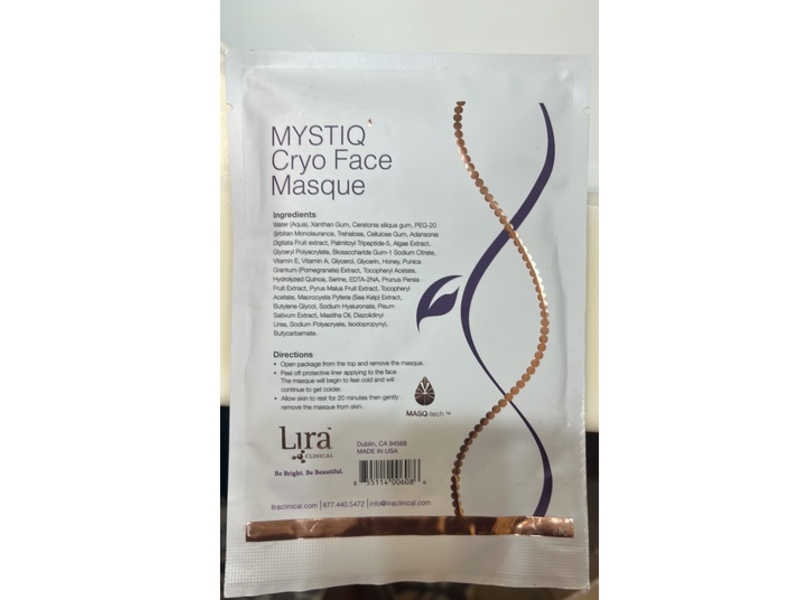 Lira Clinical MYSTIQ Cryo Face Mask, 0.1 oz