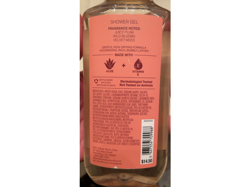 Bath & Body Works Fall In Bloom Shower Gel, Aloe + Vitamin E, 10 fl oz/295 mL