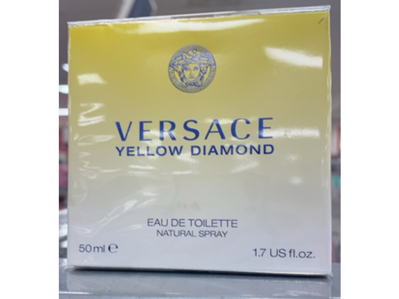 Versace Yellow Diamond Eau De Toilette Spray, 1.7 fl oz/50 mL