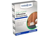 Thera Care Maximum OTC Strength Pain Relief Patch, 4% Lidocaine, 6 Count - thumbnail 1