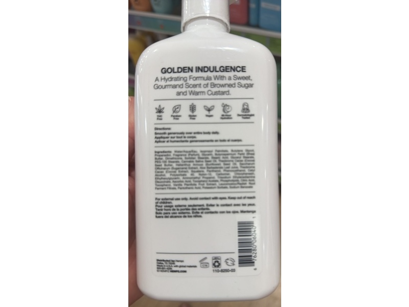 Hempz Caramel Creme Brulee Body Moisturizer, 17 fl oz/500 mL