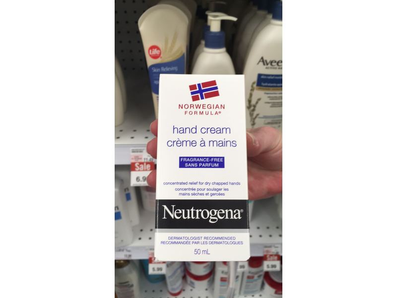 Neutrogena Norwegian Formula Hand Cream, Fragrance-Free, 50 mL