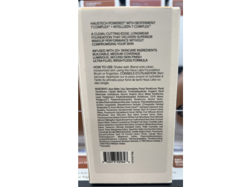 Haus Labs By Lady Gaga Triclone Skin Tech Foundation, 110 Light Neutral, 1 fl oz/30 mL