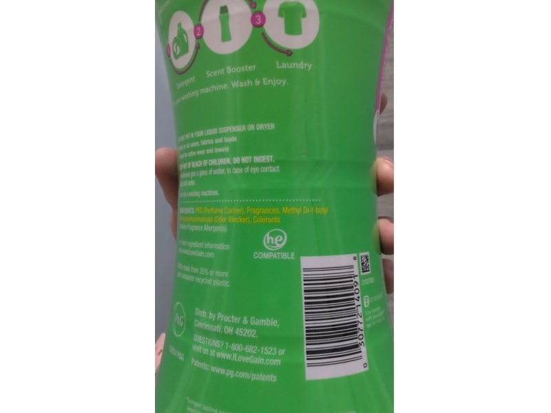 Gain Happy Laundry Scent Booster Beads, Hibiscus Hula, 24 oz/680 g