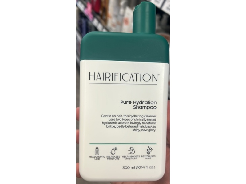 Hairification Pure Hydration Shampoo, 10.14 fl oz/300 mL