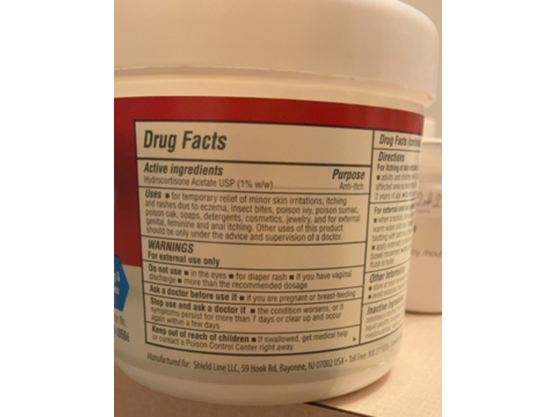 Med Pride Hydrocortisone Cream 1% Anti - Itch Cream, 16 oz/454 g