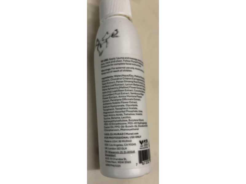 Murad Sensitive Skin Soothing Serum, 4 fl oz/118 mL