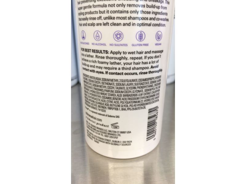 Curl Wow Hooked 100% Clean Shampoo With Root-Locking Technology, Sulfate-Free, 10 fl oz/295 mL